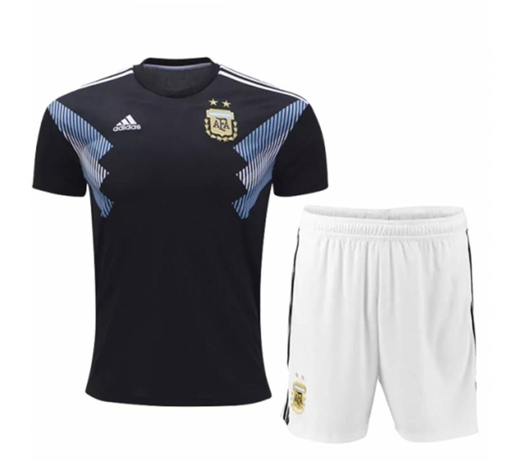 2 Combo Argentina Thailand Branded Black Jersey & Short Pant (Copy) 