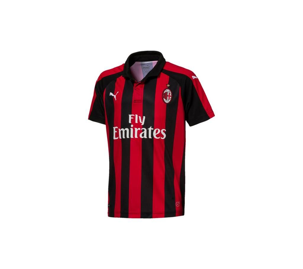 2018-19 AC Milan Home Short Sleeve Jerse