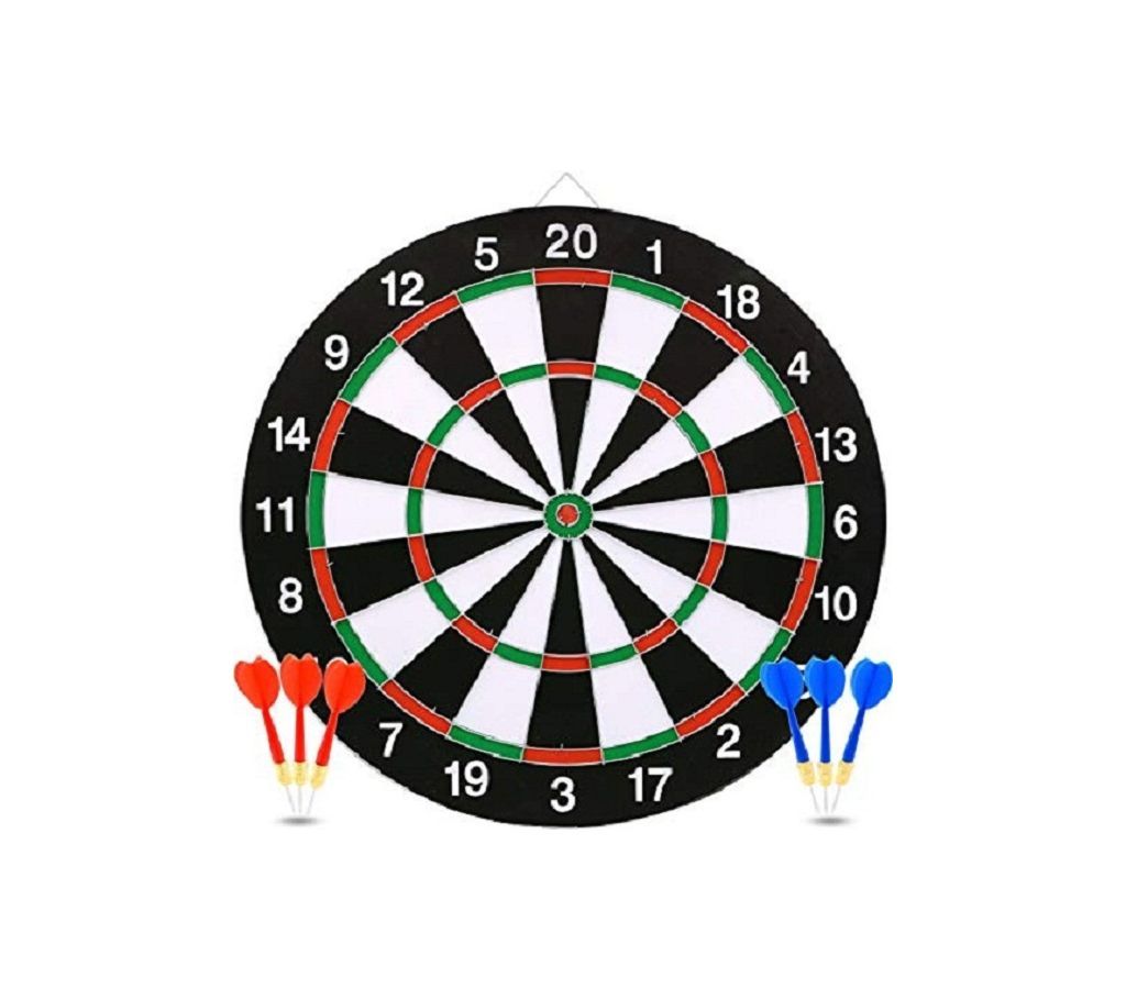 Dart Board 17 " with 6 pcs Dart Pin