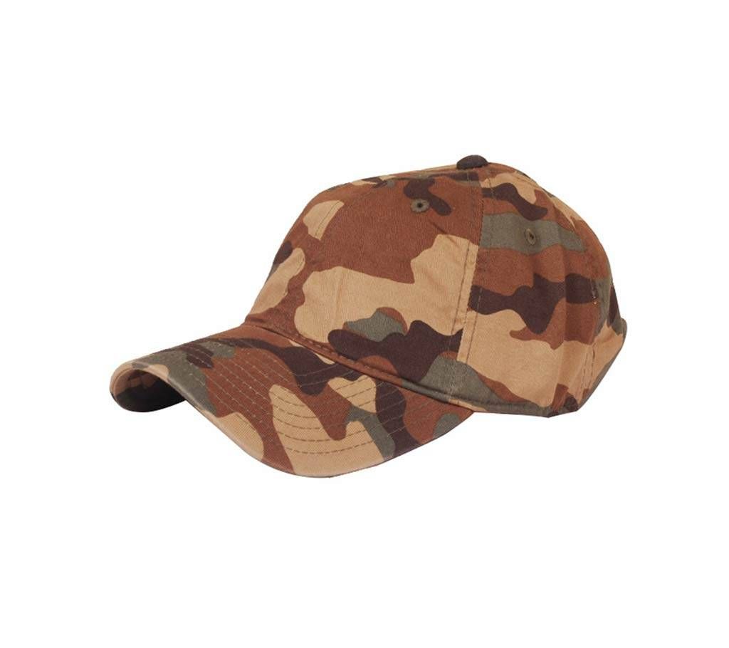 Multi Color Army Cotton Cap For Men