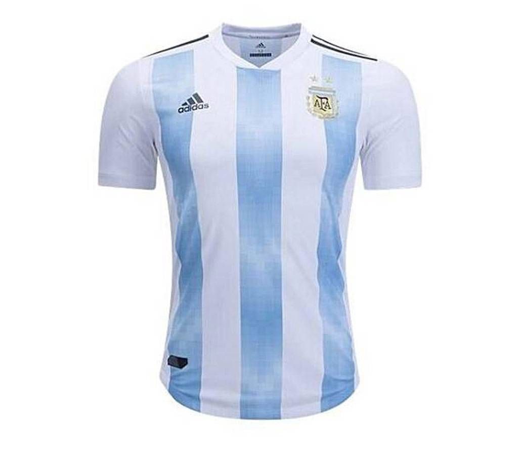 Argentina Home World Cup Short Sleeve Jersey