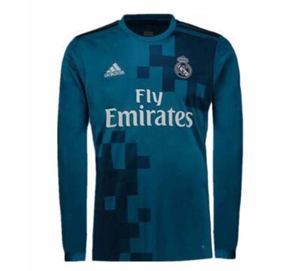 2017-18 Real Madrid 3rd  Full Sleeve Club Jersey  
