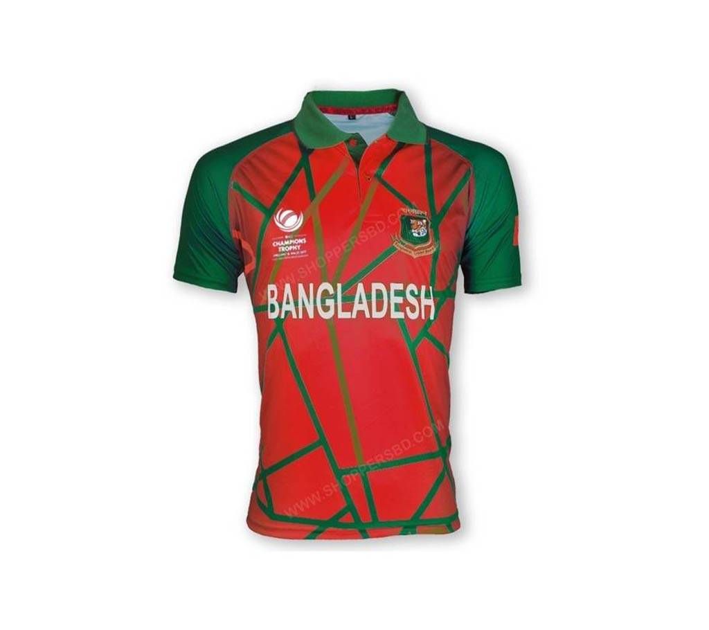 2017-Bangladesh Cricket Team Jersey  Short Sleeve