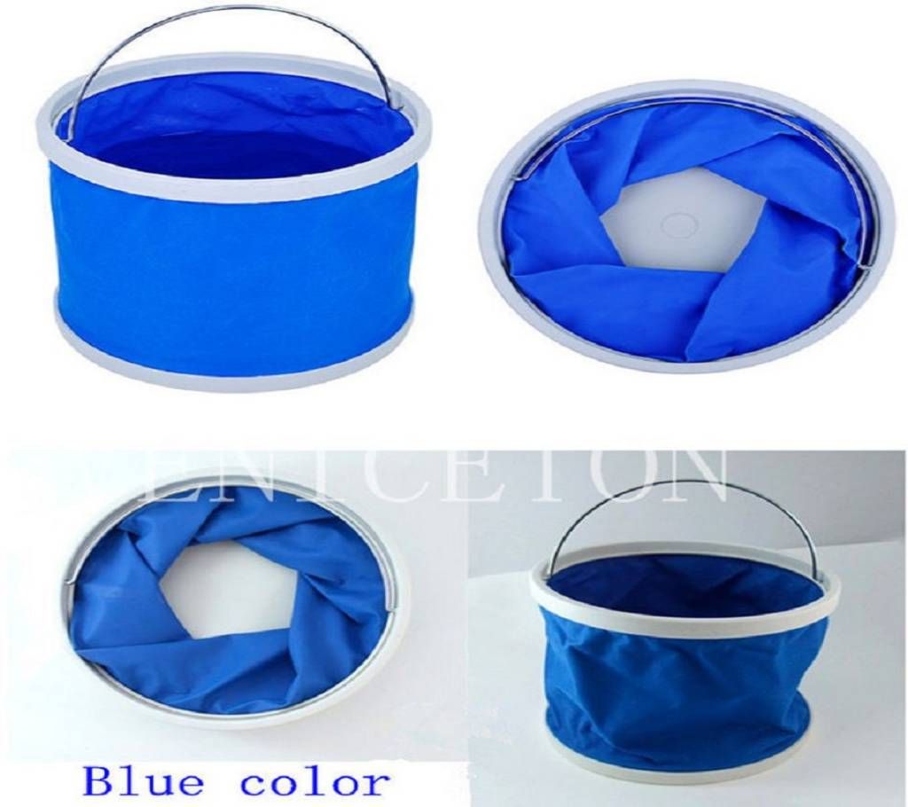 folding water & fishing bucket