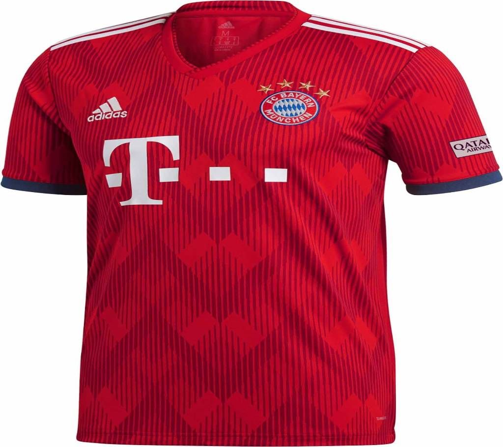 FC Bayern Home Half Sleeve Club Jersey