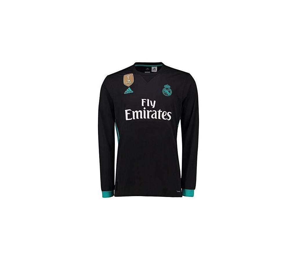 2018 Real Madrid Away Jersey - Full Sleeve (Sky Blue)