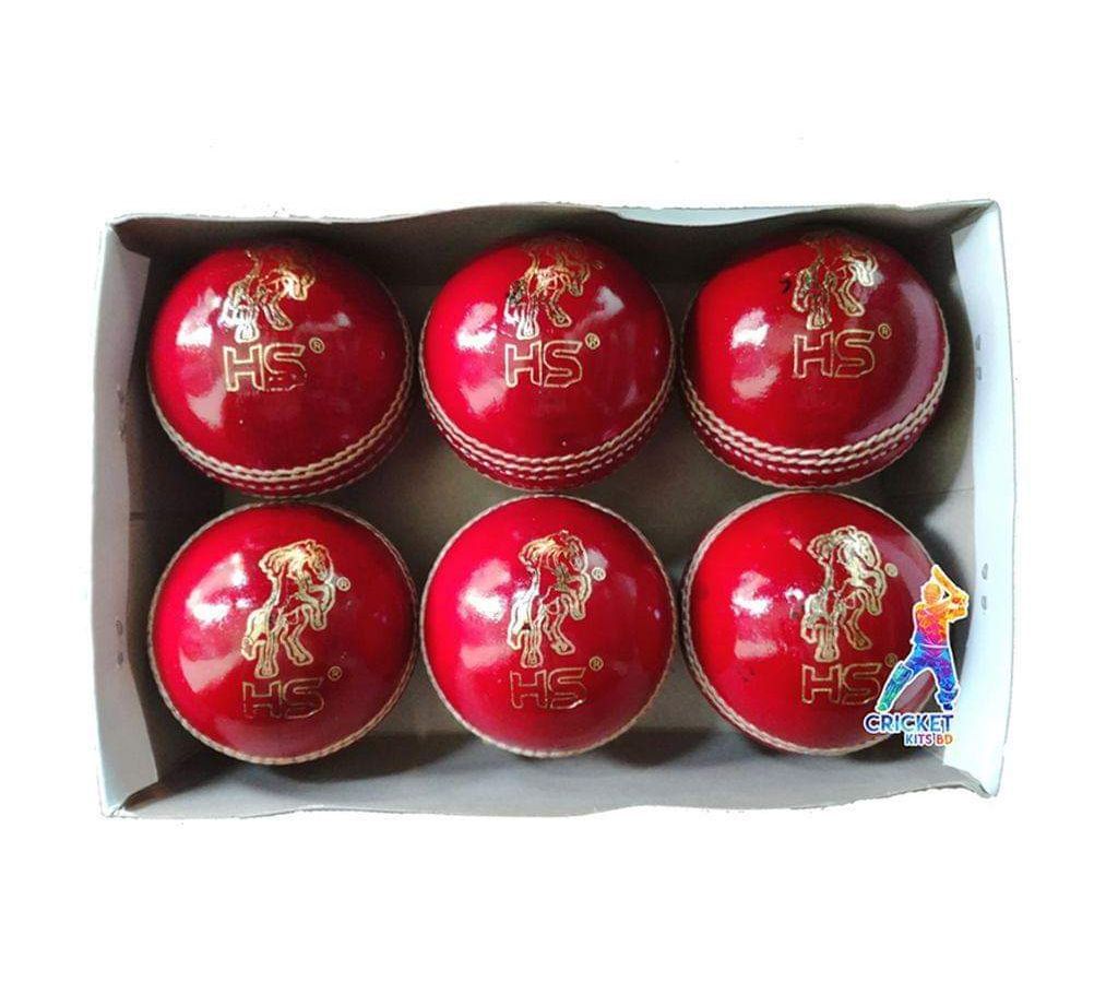 HS SUPER CLUB Cricket Ball  (6pcs)