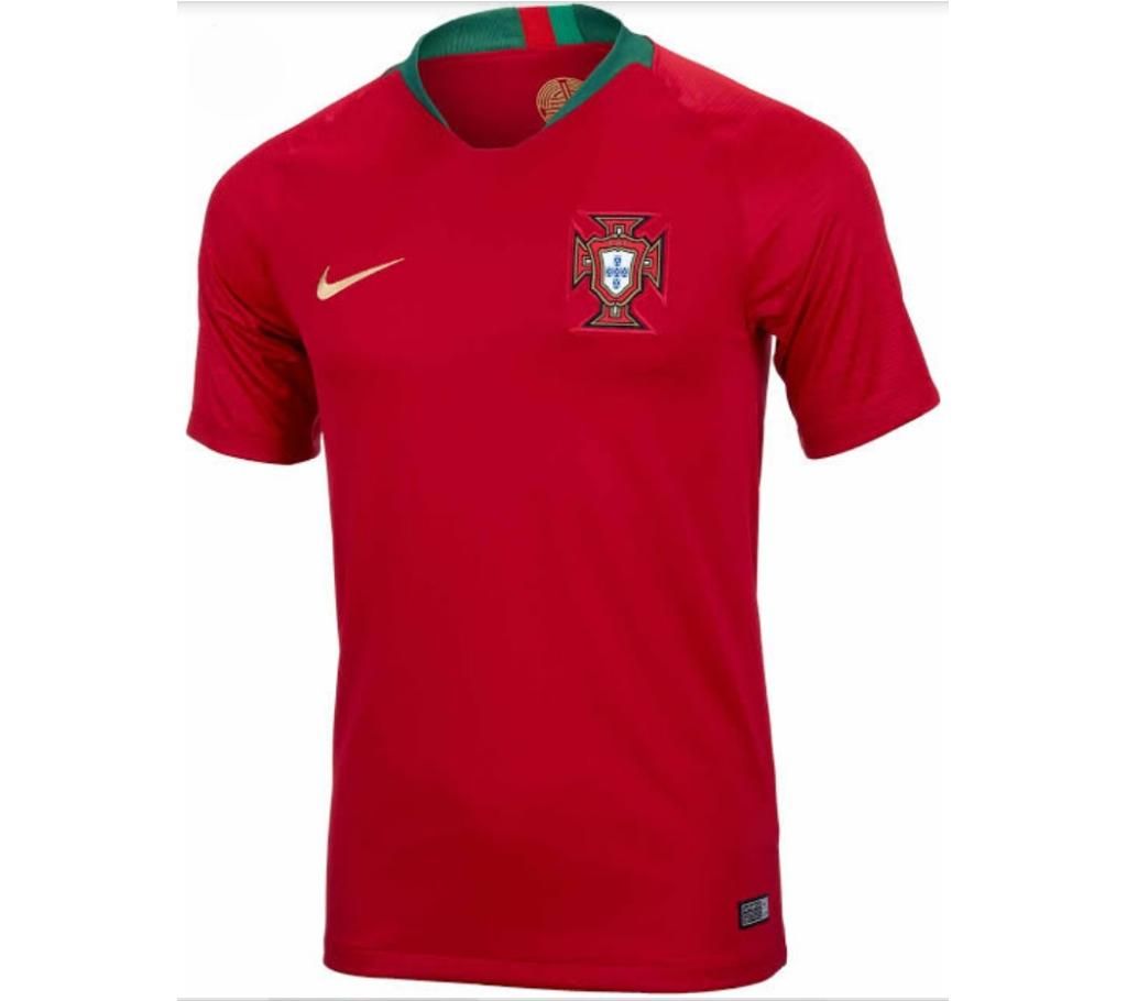 Portugal Half Sleeve Home Jersey-copy
