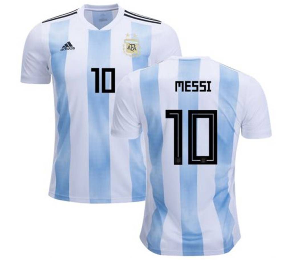 Argentina Half Sleeve Branded Jersey-Thailand  (Copy) 
