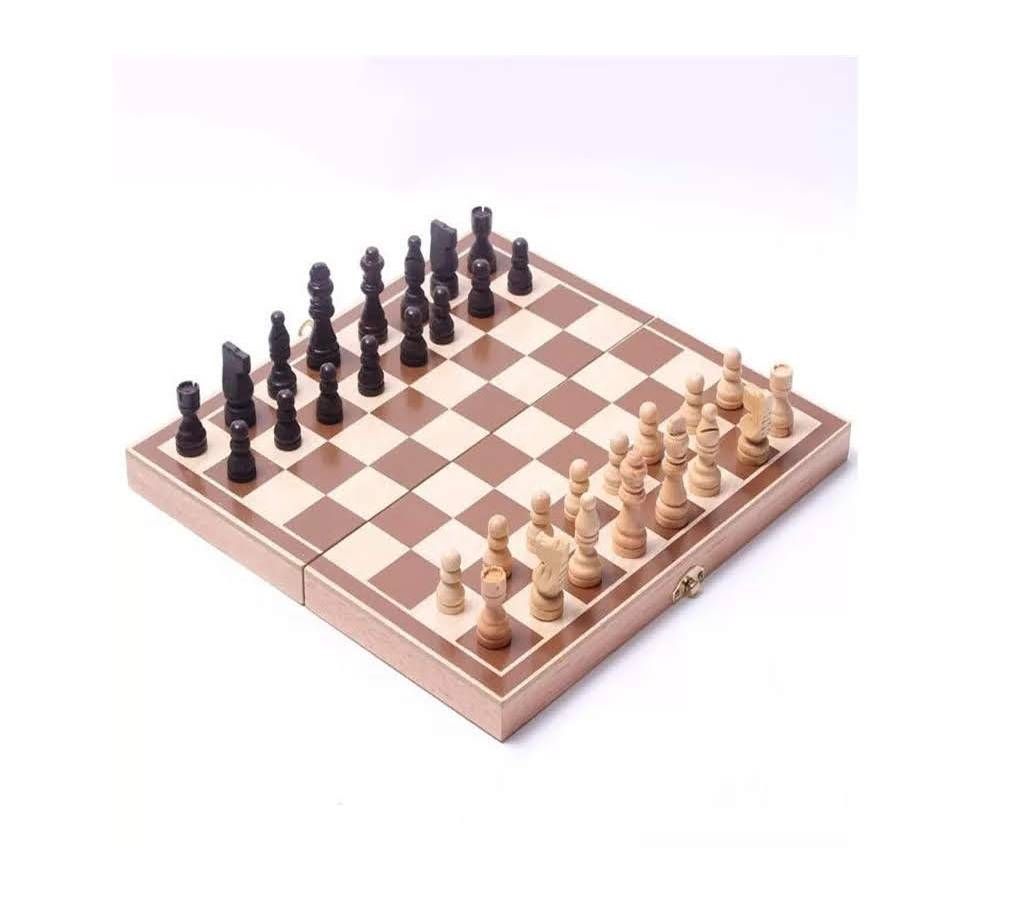 Folding Wooden Chess Set