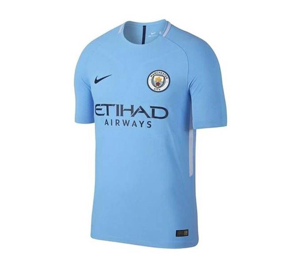 Manchester City Home Half Sleeve Jersey 2017-18