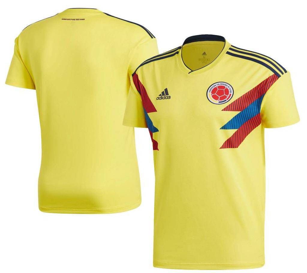 Colombia World cup official Jersey Half Sleeve 2018 - Copy