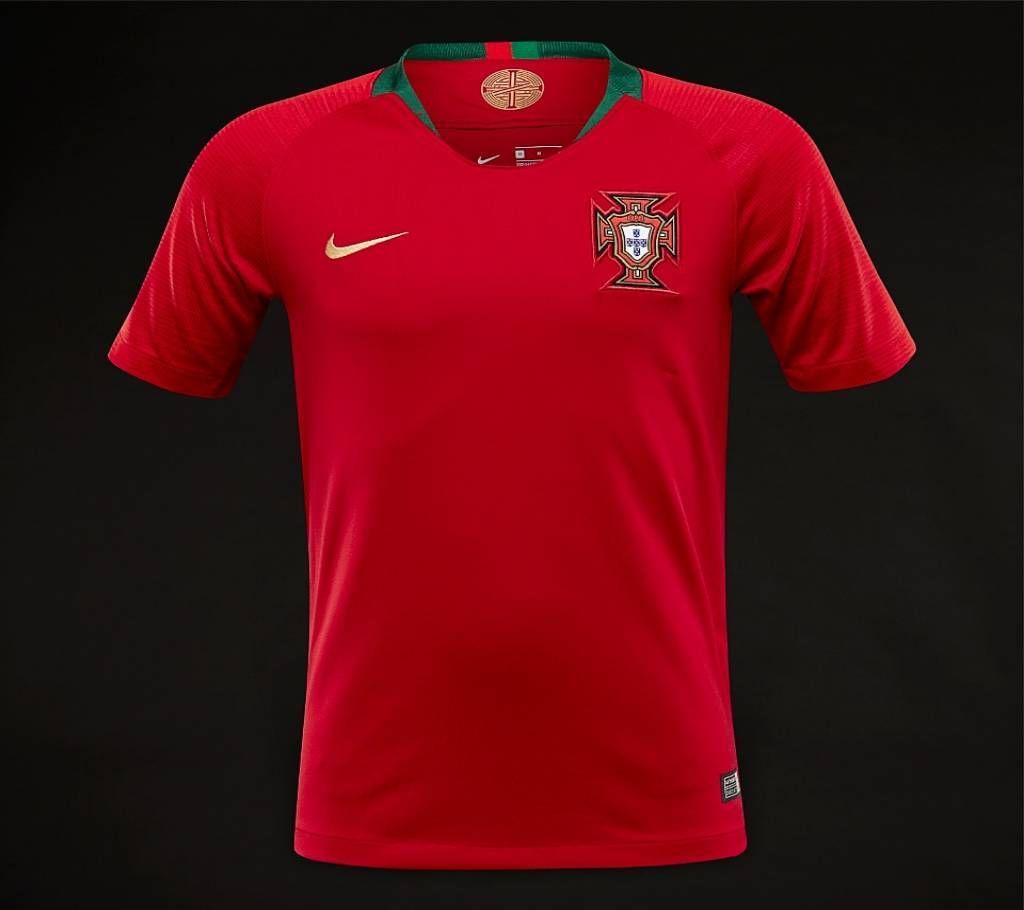 2018 World Cup Portugal Half Sleeve Home Jersey (Copy)