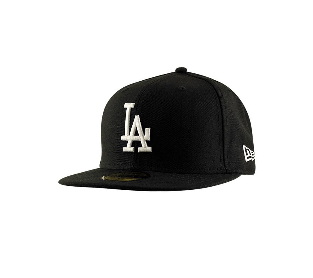 LA White Logo Cotton DJ Cap For Men