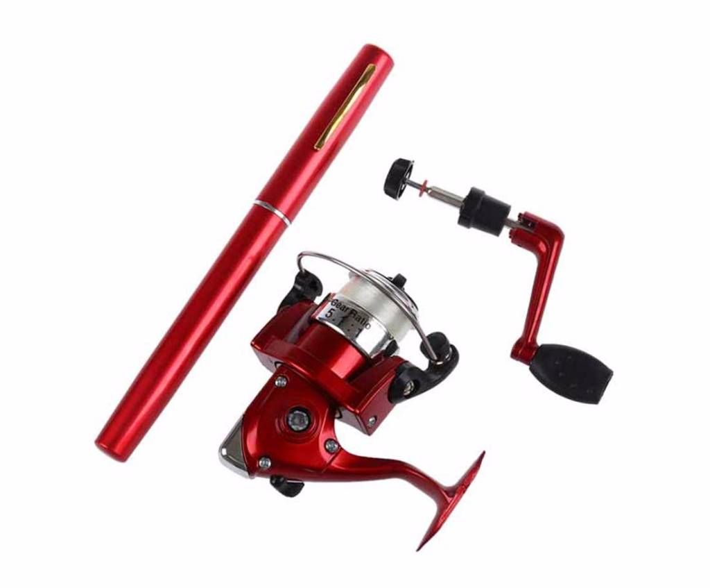 Mini Aluminum Pocket Pen Fishing Rod Pol