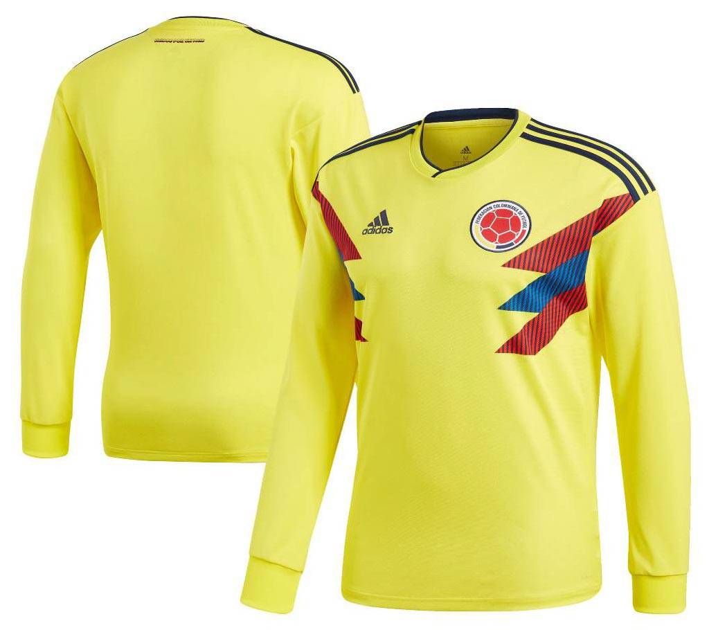 Colombia Official Home Jersey Full Sleeve 2018 - Copy