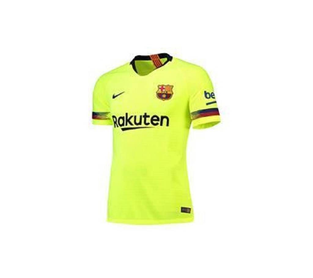 Barcelona Away Half Sleeve Club Jersey