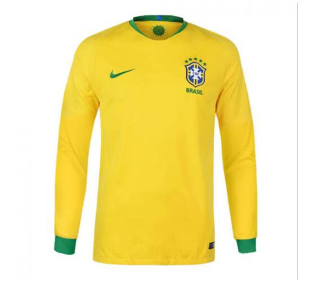 Brazil Full Sleeve Thailand Branded Jersey-Thailand  (Copy) 