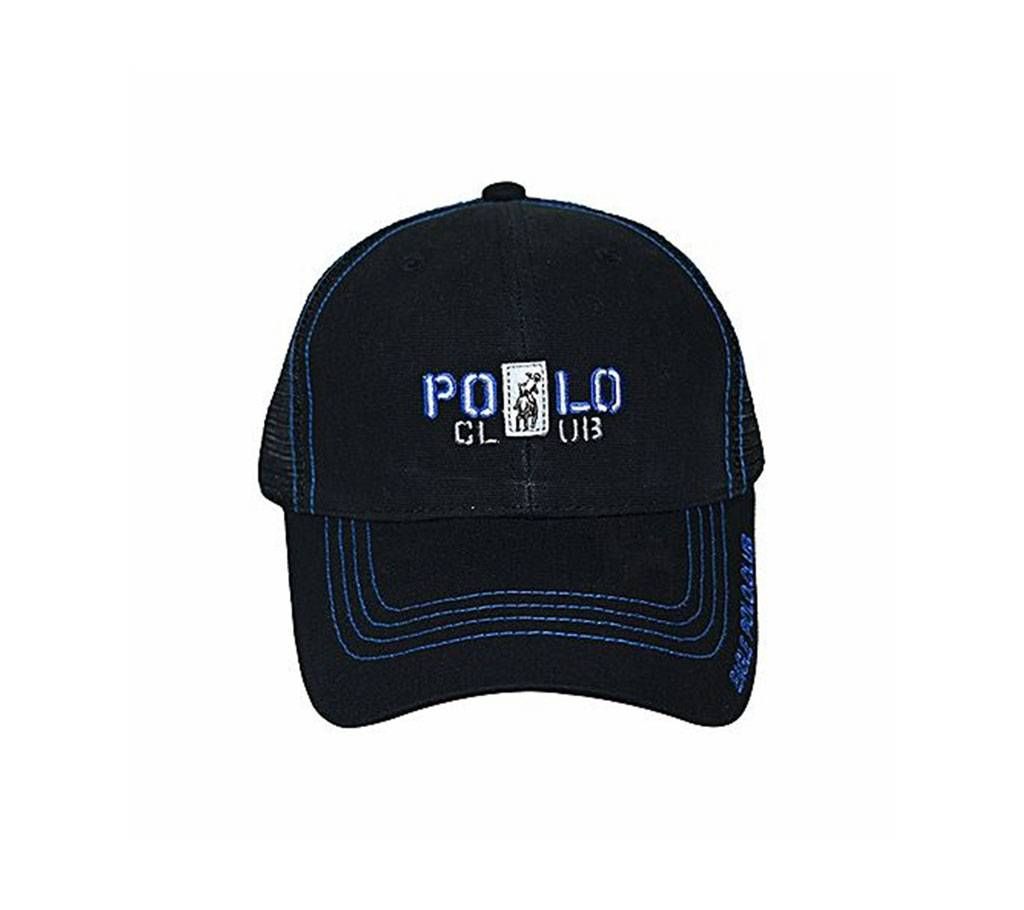 Multicolor Denim Net Cap For Men