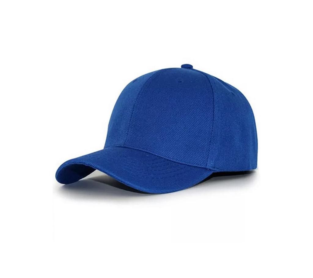 Blue Stylish Cotton Cap For Men