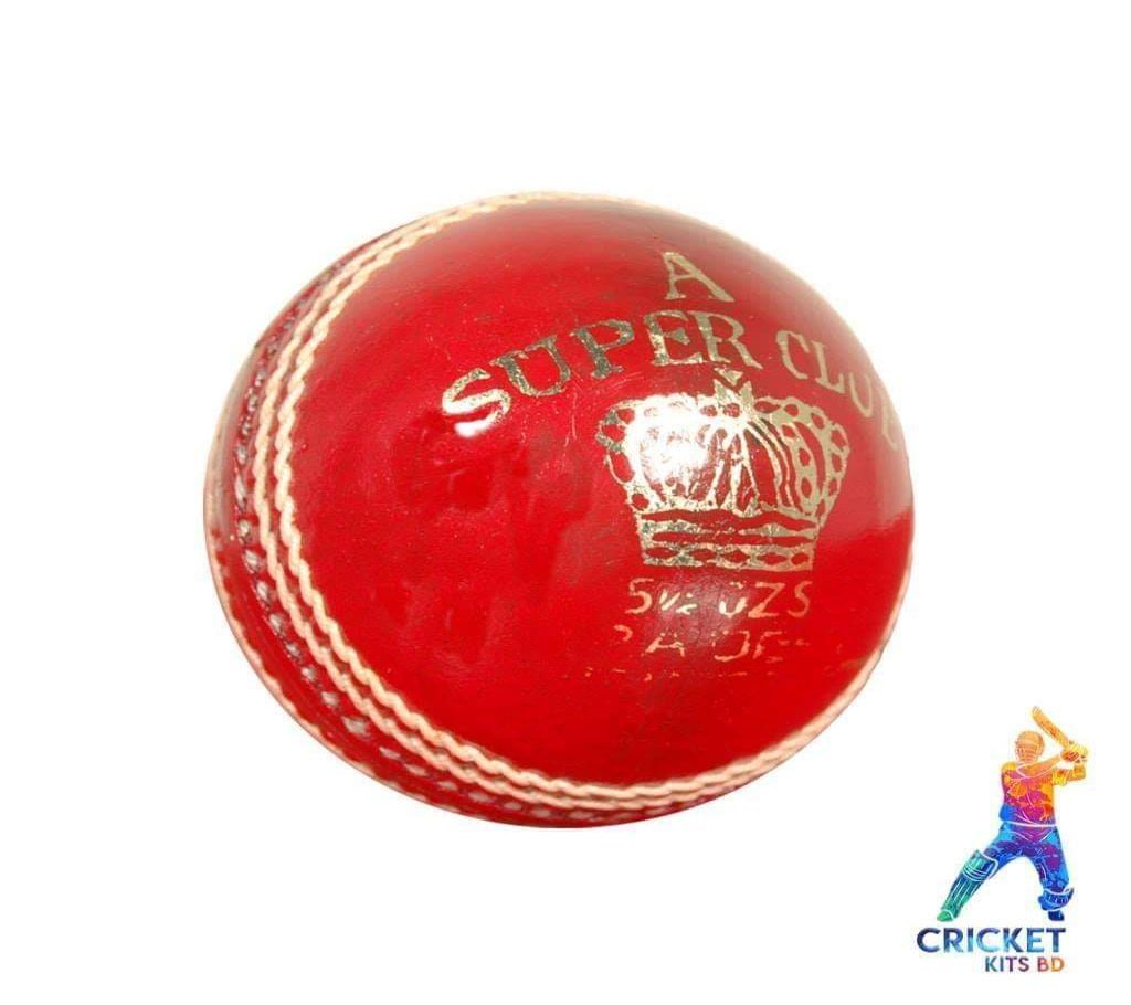HS SUPER CLUB CRICKET BALL (RED)
