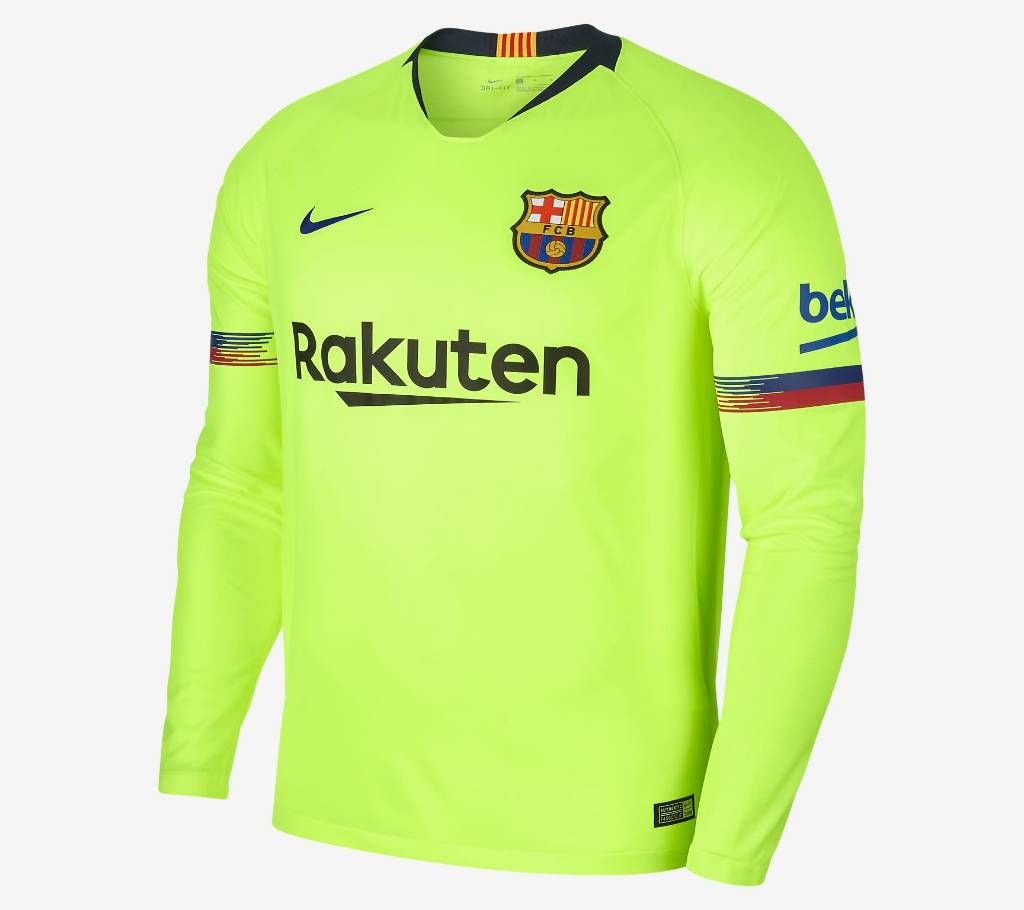 Barcelona Away Long Sleeve Regular Jersey 2018-19 (Copy)