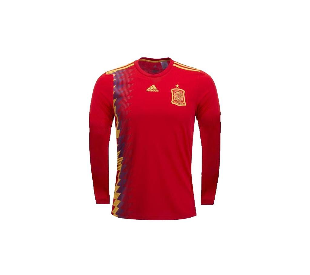 Spain Full Sleeve Home Jersey