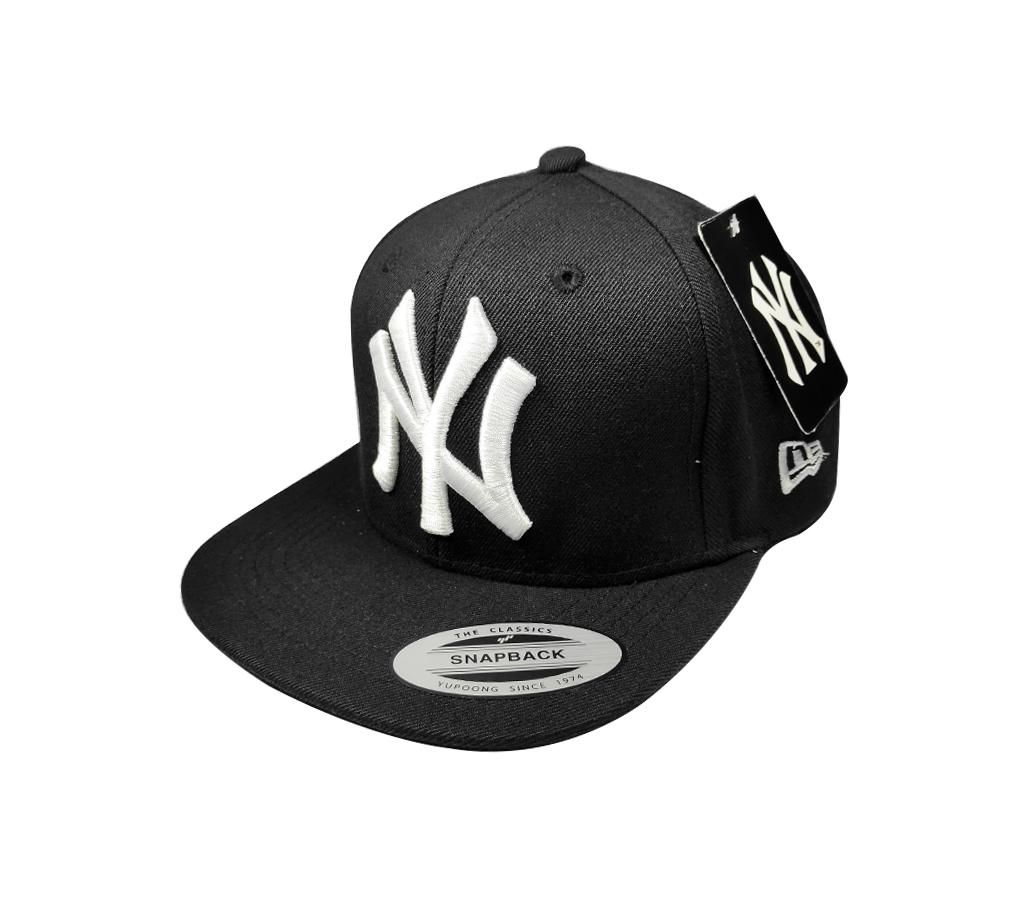 Black And White NY Dj Denim Cap For Men