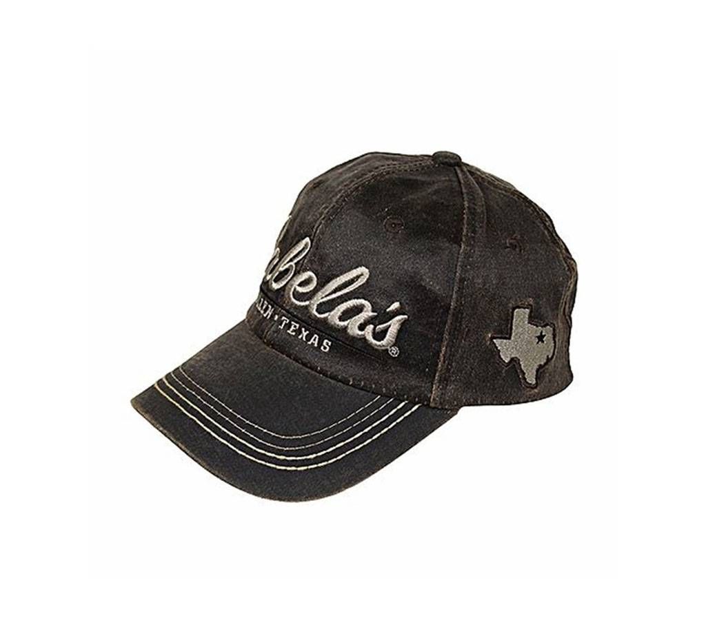 Deep Brown Cotton Cap For Men