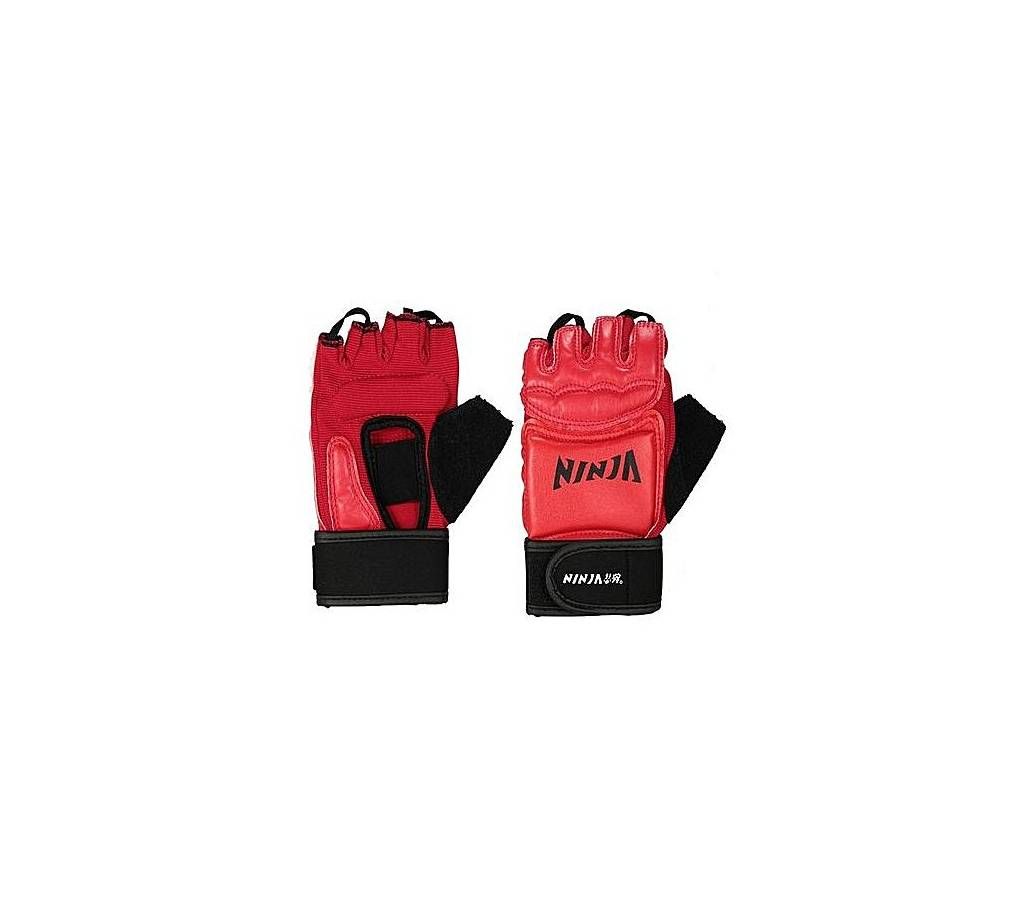 MMA Gloves - Red and Black