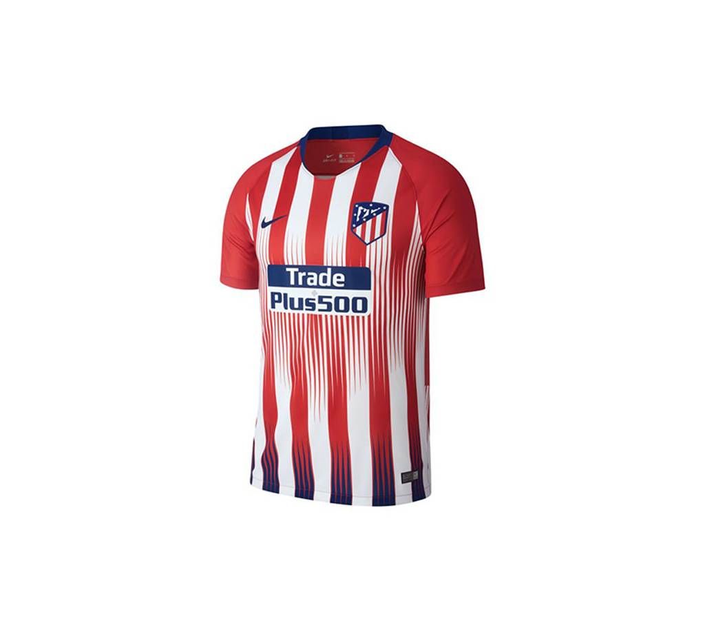 2018-19 Atletico Madrid Home Short Sleeve Jersey
