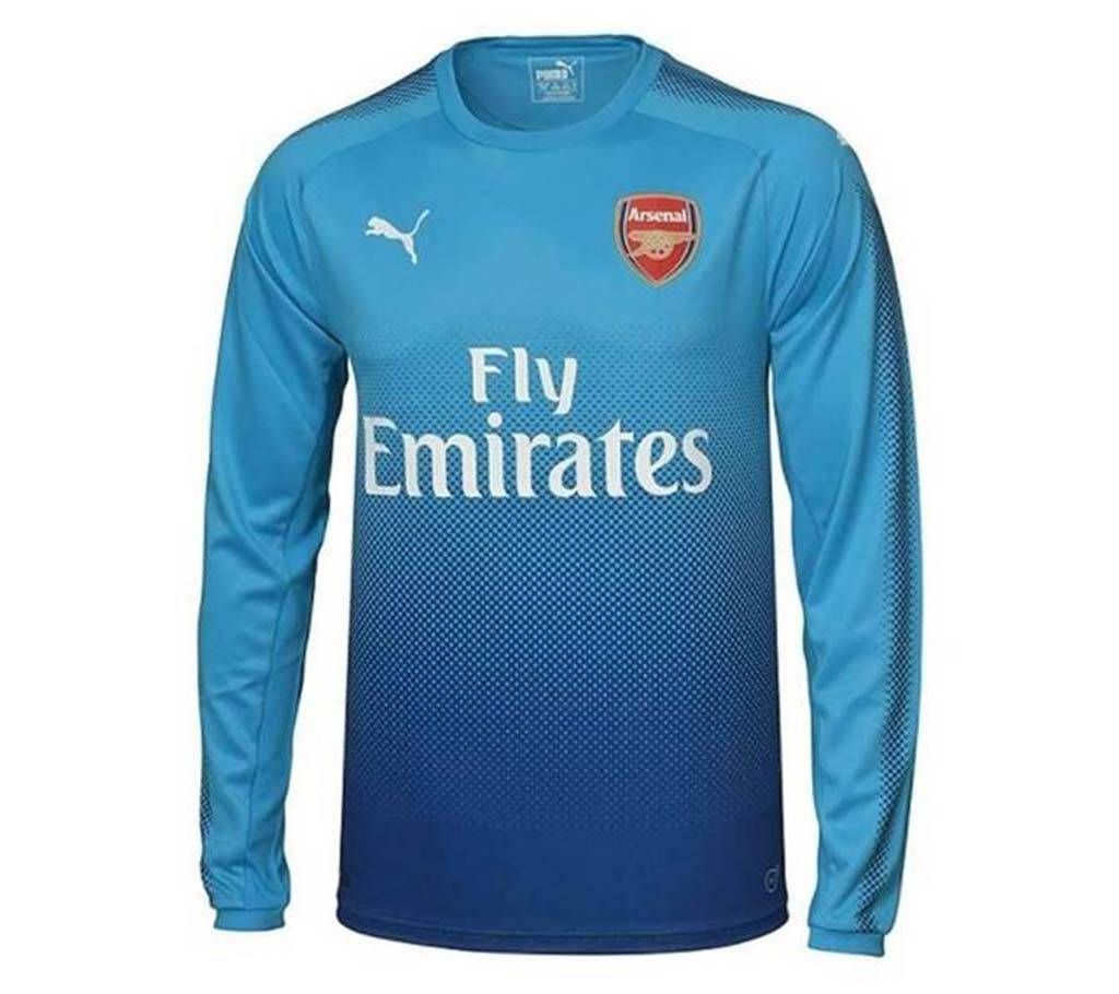 2017-18 Arsenal Away Full Sleeve Jersey copy