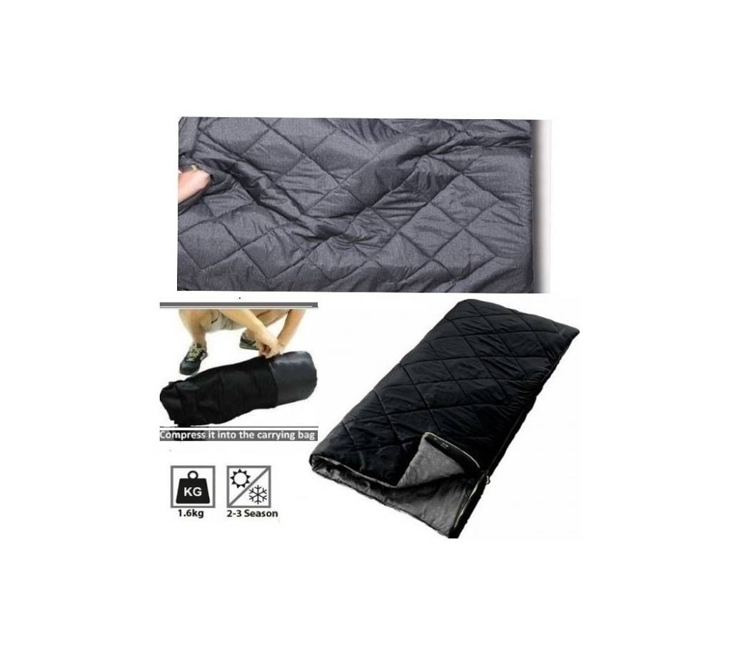3 Season Sleeping Bag Cum Blanket with Carry Bag
