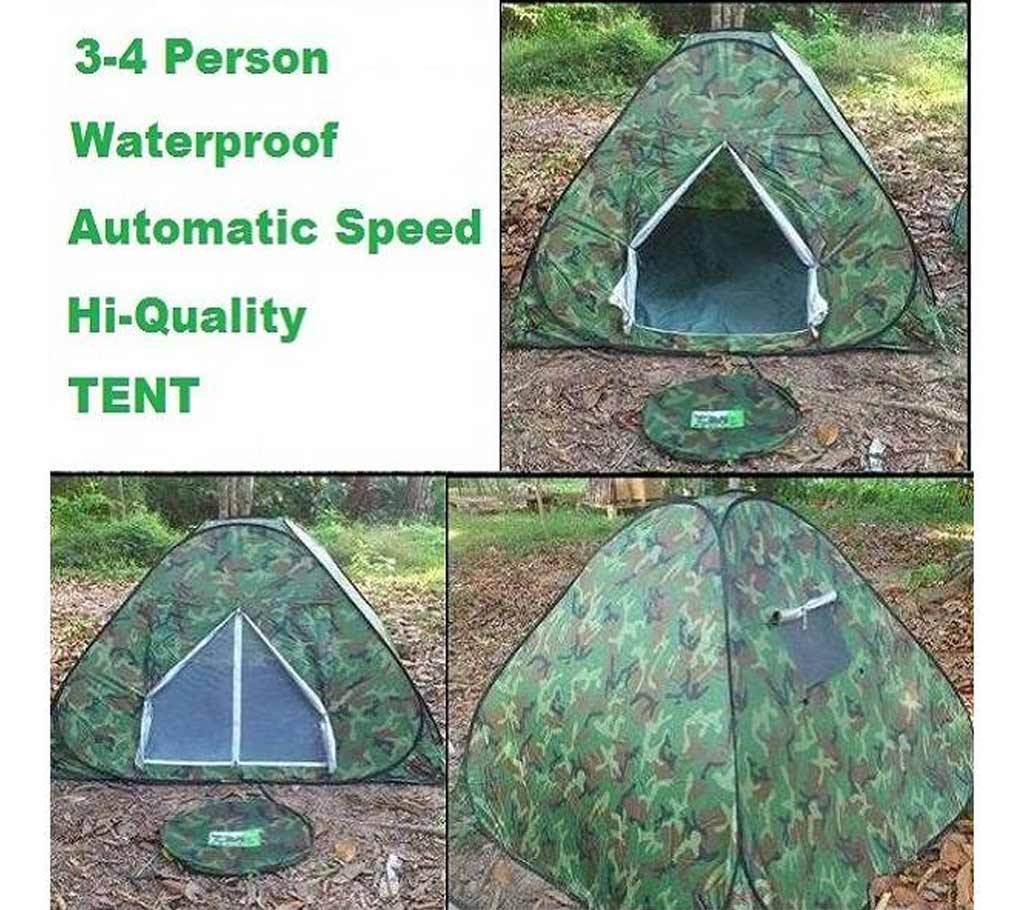 Waterproof 3-4 Person instant Folding Tent Pop Up