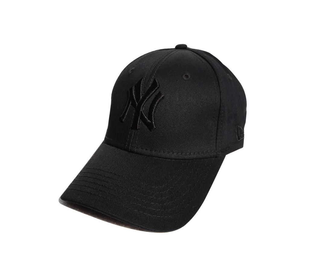 Black NY Cotton Baseball Cap For Men