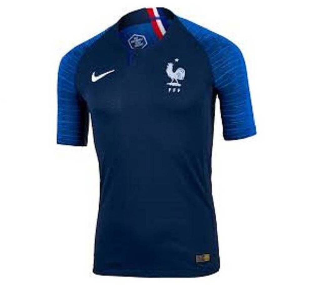 World Cup France Half Sleeves Home Jersey 
