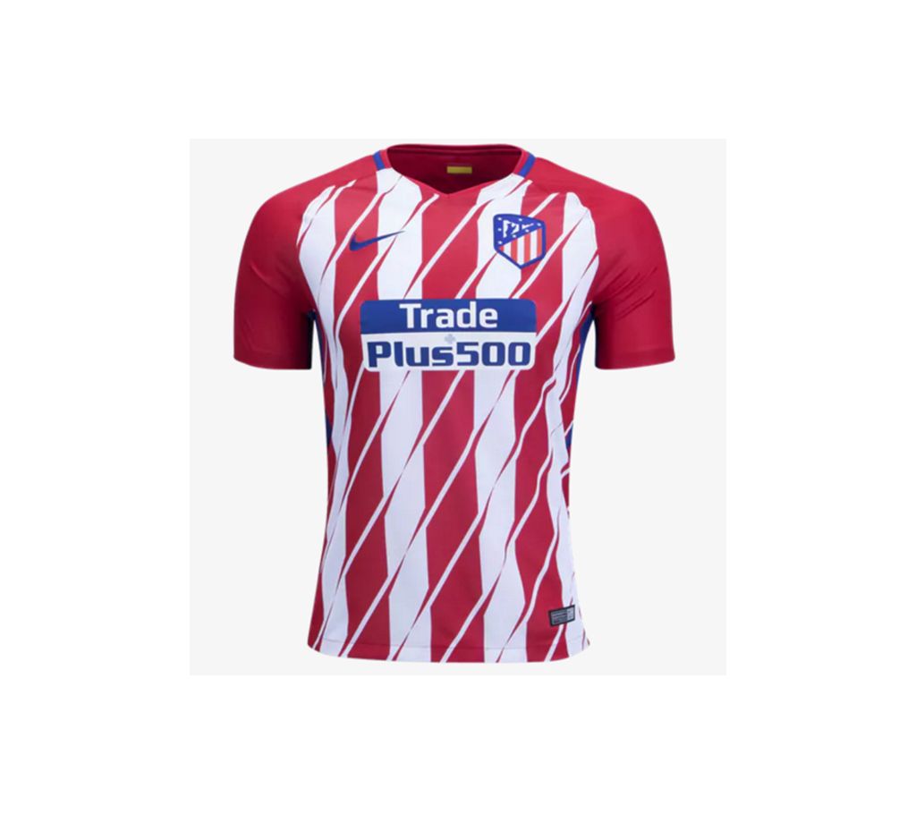 2017/18 Atletico Madrid Home Half Sleeve Jersey copy