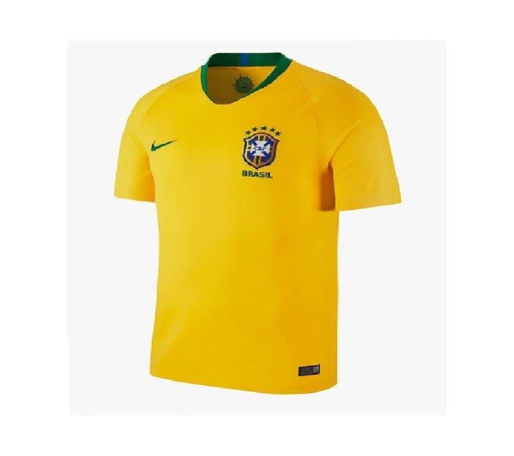 Short Sleeve Brazil Home jersey