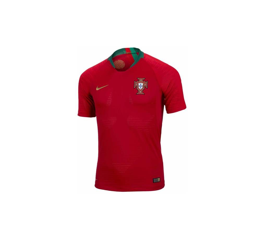 Portugal Half Sleeve Home Jersey