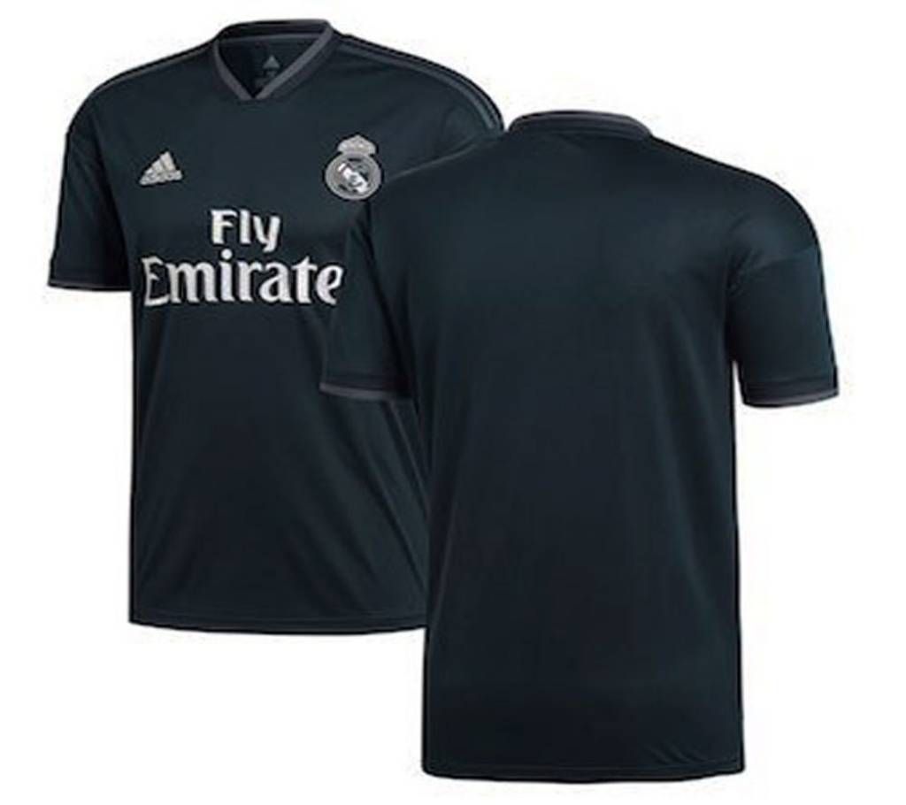 2018-19 Real Madrid Away Half Sleeve Jersey (Copy)