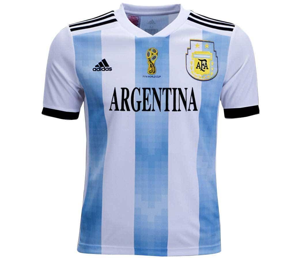 World Cup 2015 Argentina Half Slave Home Jersey - Copy