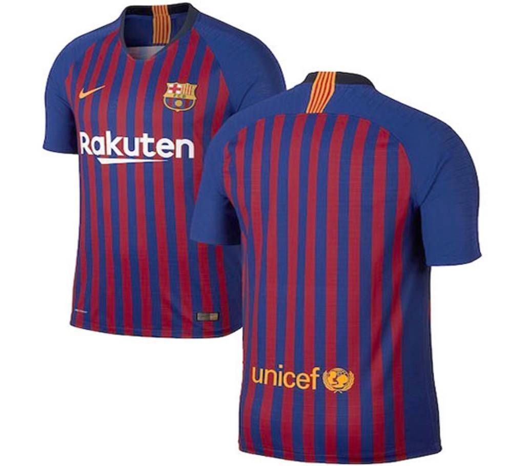 2018-19 Barcelona Home Half Sleeve Jersey (Copy)