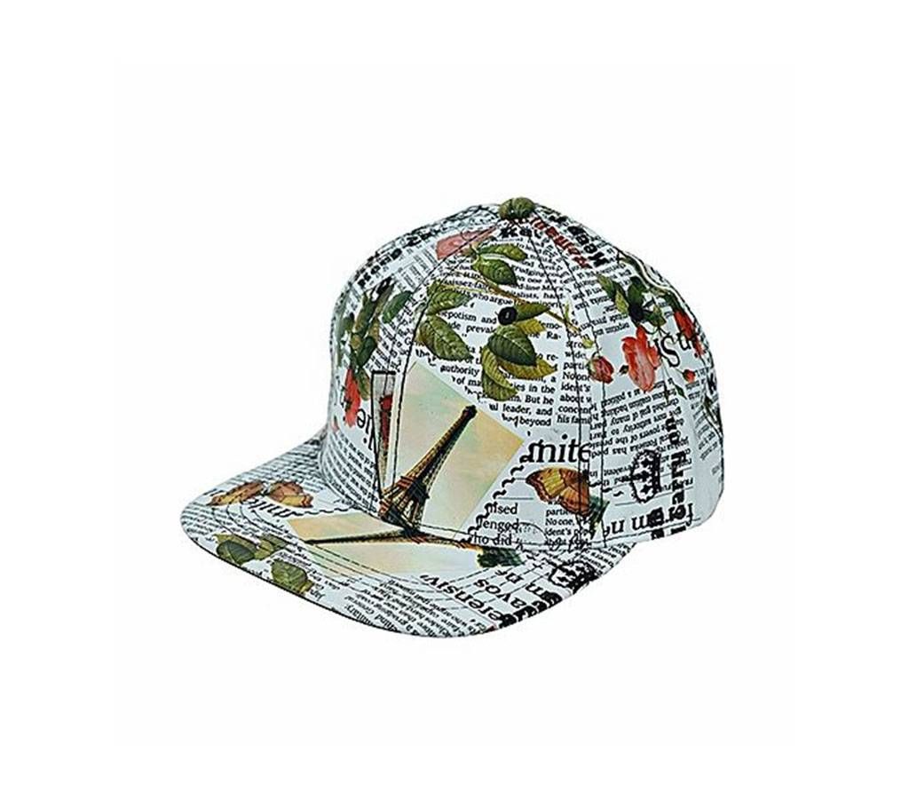 Multicolor Leather Dj Stylish Cap For Men