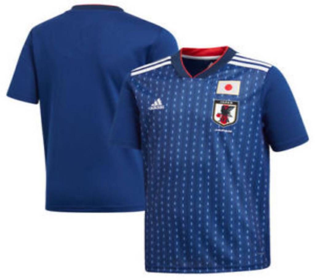 2018 world cup Japan home half  Sleeve jersey (Copy)