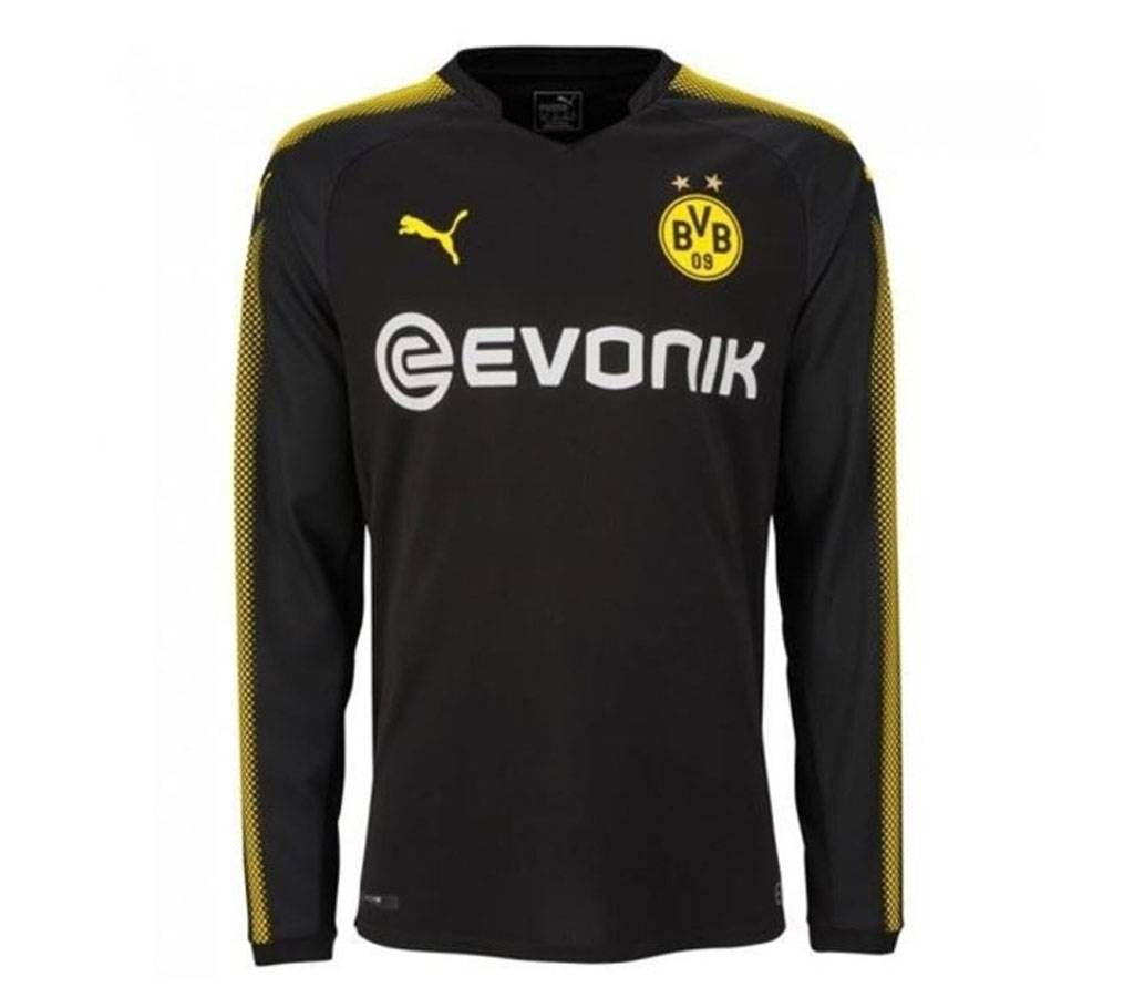 2017-18 Borussia Dortmund Away Full Sleeve Jersey