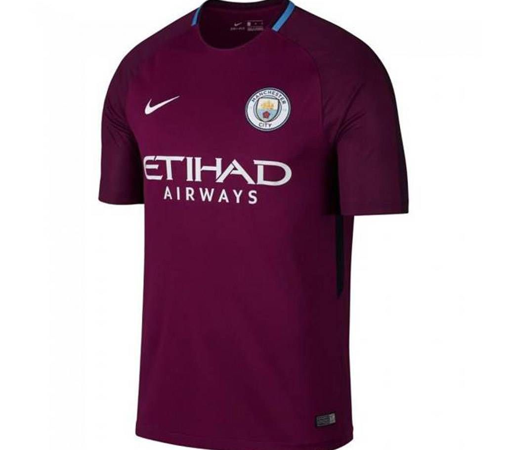 Man City 17-18 Away Jersey Half Sleeve
