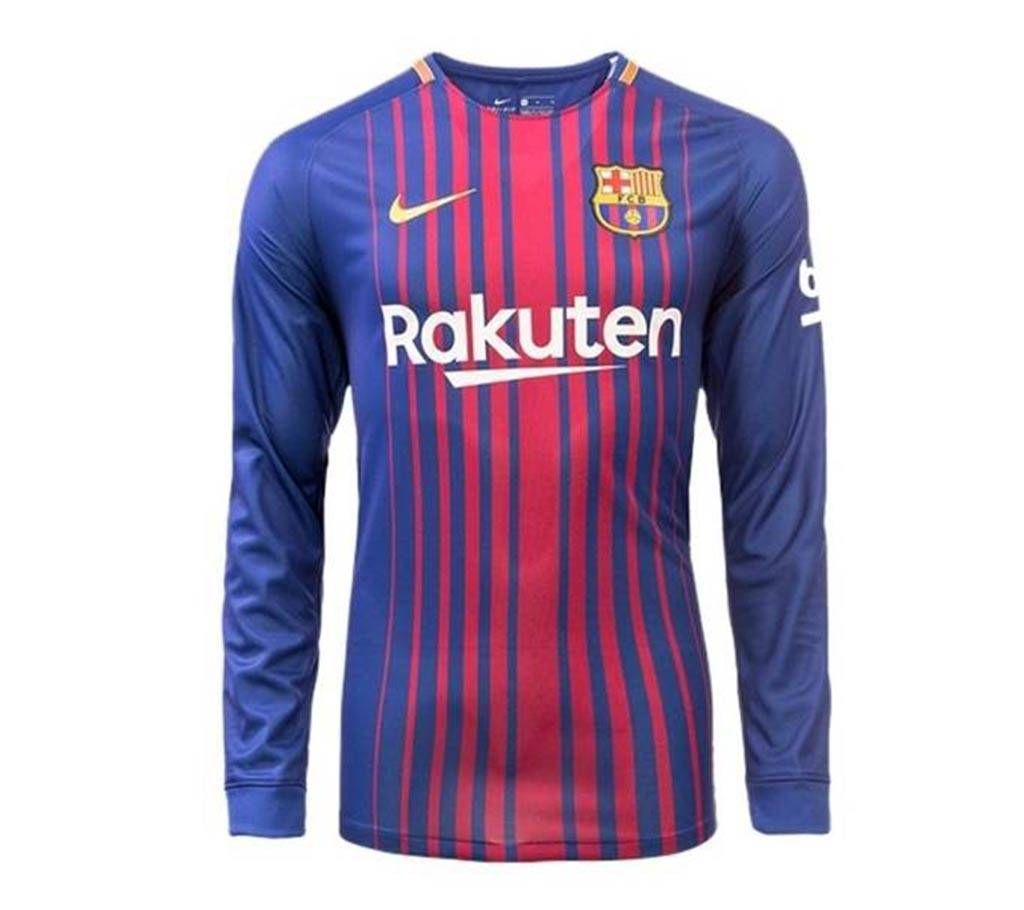 FC Barcelona Home Full Sleeve Jersey 2017-18 