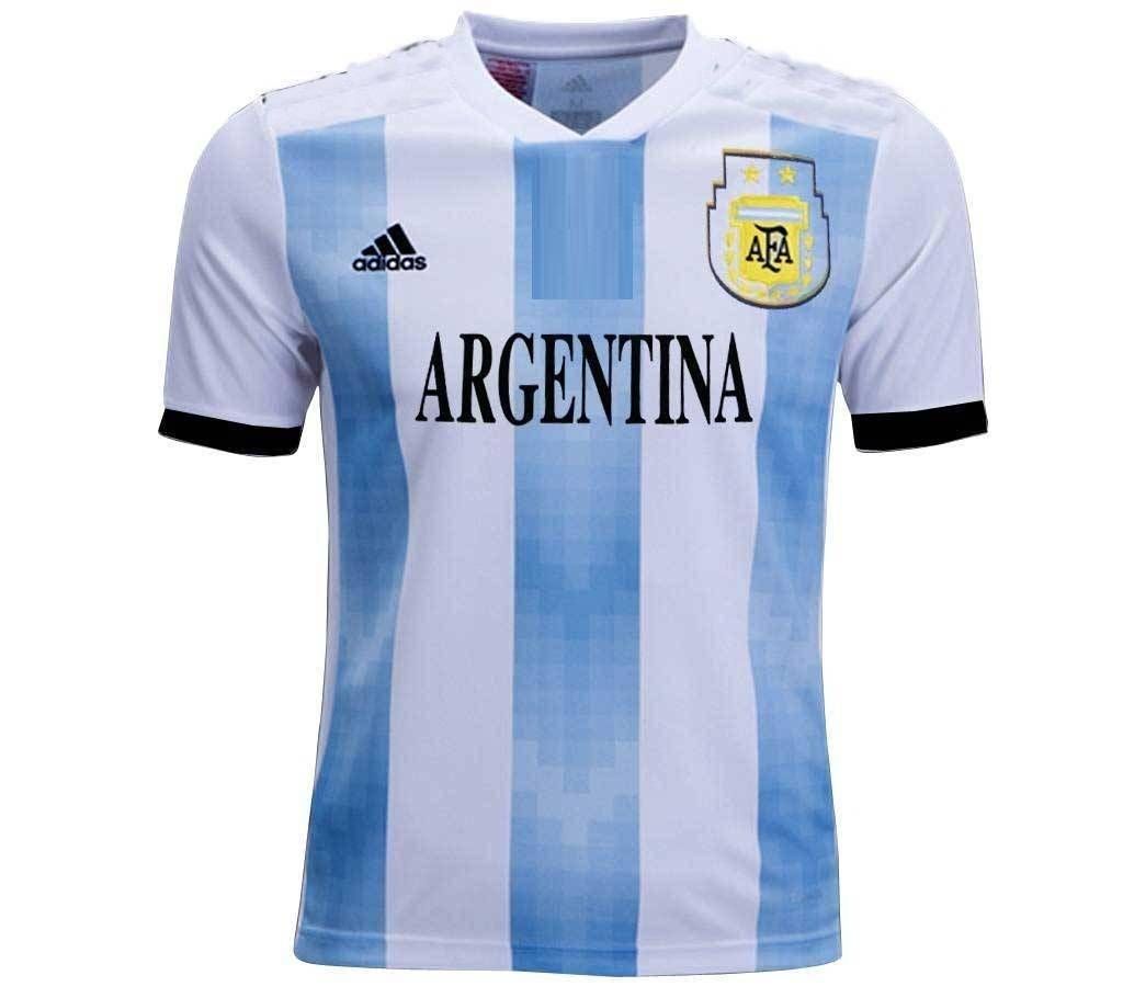 Argentina Half Sleeve Home Jersey - World cup 2018 (Copy)