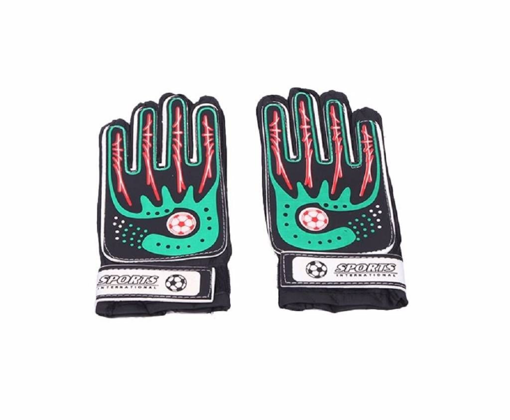 sports Museum Football Gloves - Black and Red