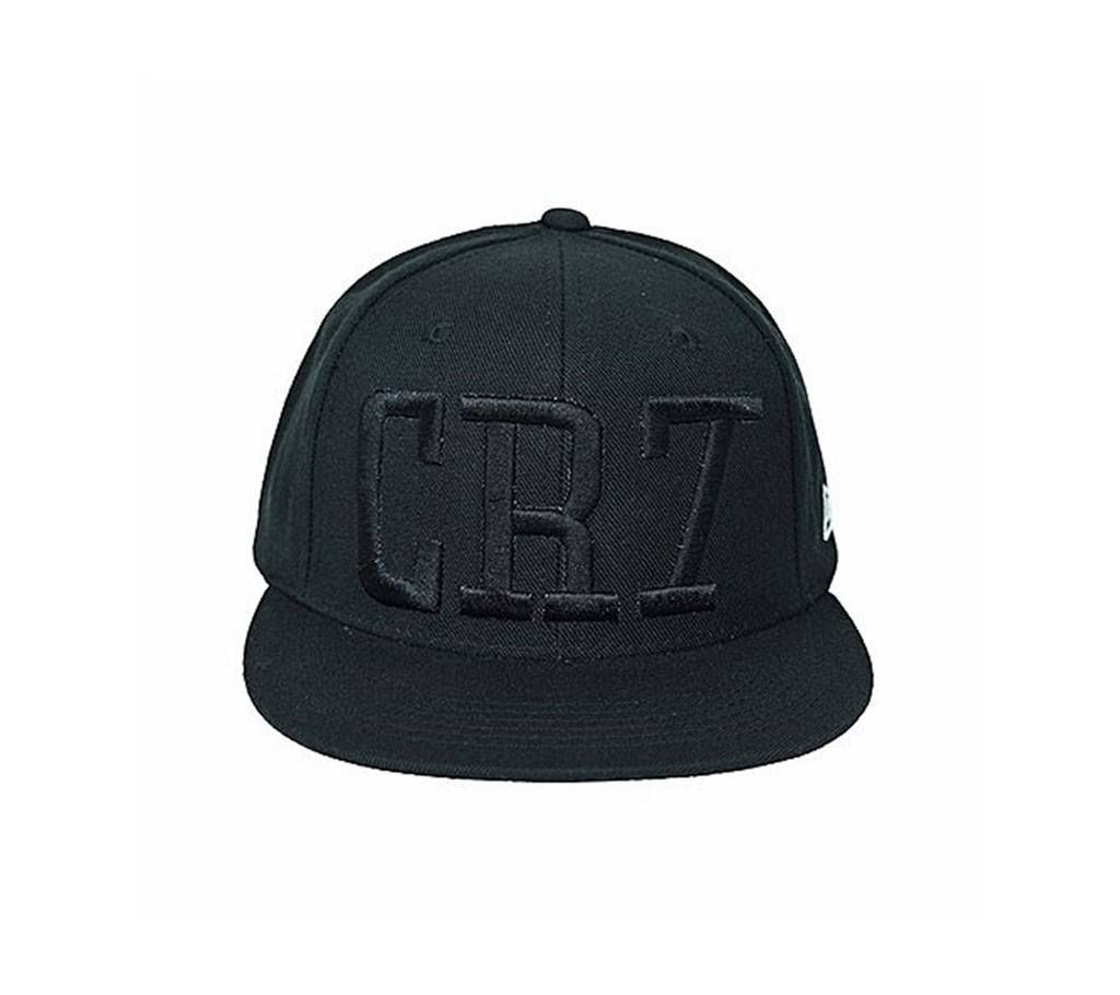 CR7 Black Denim Dj Cap For Men